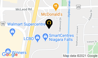Walmart Portrait Studio in Niagara Falls map