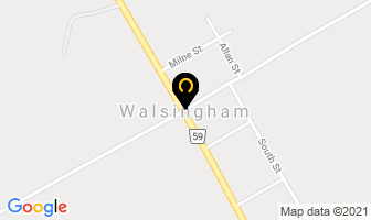 Walsingham Christian School in Norfolk County map