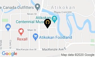 Walt's Dry Goods in Atikokan map