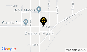 Wapaw Bay Resources Inc in Zenon Park map