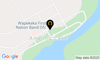 Wapekeka Health Administration in Kenora District map