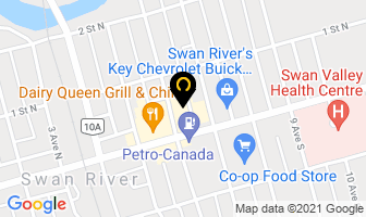 War Veterans Community Hall Inc in Swan River map