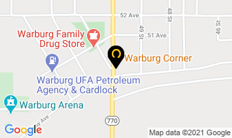 Warburg Corner Restaurant in Warburg map