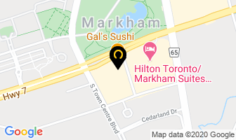 Warden Convenience in Markham map