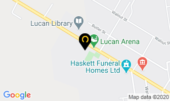 Warehouse 74 in Lucan map