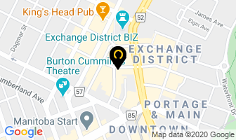 Warehouse Artworks in Winnipeg map