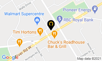 Wasaga Beach Denture Clinic in Wasaga Beach map