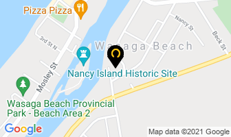 Wasaga Beach Public Library in Wasaga Beach map