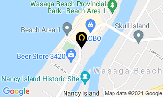 Wasaga Waverunners in Wasaga Beach map
