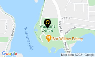 Wascana Centre Authority in Regina map