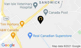Washington Apartments in Courtenay map