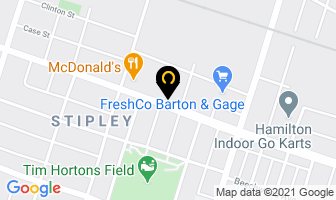 Washworx Car Wash in Hamilton map