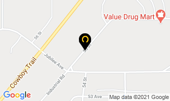 Waste Management in Drayton Valley map