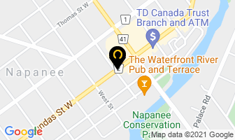 Waste Management Napanee in Napanee map