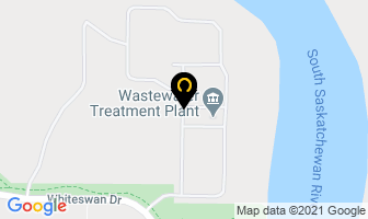 Wastewater Treatment Plant in Saskatoon map