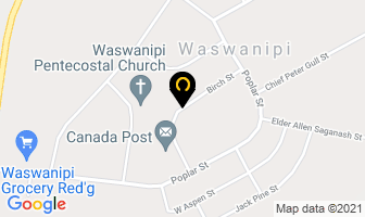 Waswanipi Snack Bar in Nord-du-québec map