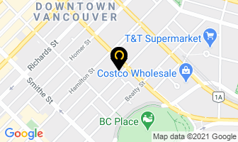Water Ski Club in Vancouver map