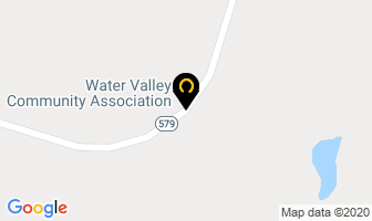 Water Valley Community Association in Water Valley map