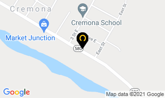 Water Valley General Store Ltd in Cremona map