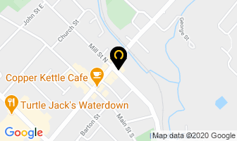 Waterdown Goldsmith in Hamilton map