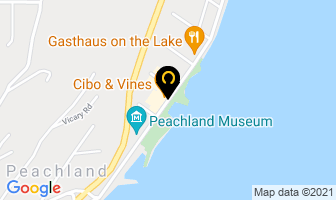 Waterfront Grill & Pizzeria in Peachland map