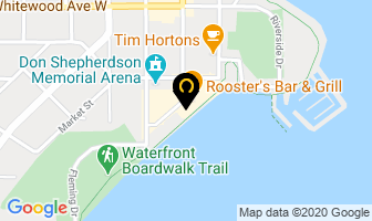Waterfront Inn in Trois-Rivières map