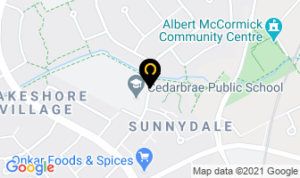 Waterloo District School Board Cedarbrae Public School in Kitchener map