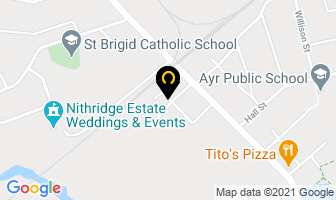 Waterloo South in Ayr map