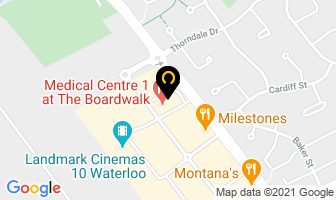 Waterloo Vision Care Clinic in Saint John map