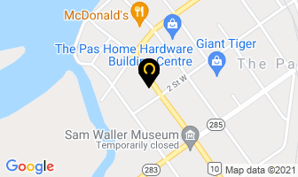 Watkins Law Office in The Pas map