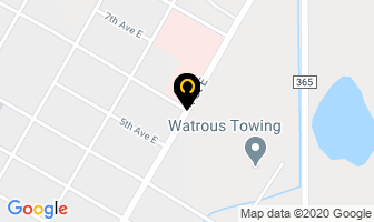 Watrous School Of Dance in Watrous map