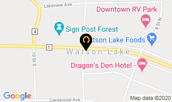 Watson Lake Boat Charters in Watson Lake map