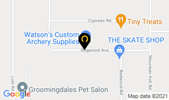Watson's Custom Archery Supplies in Tilbury map
