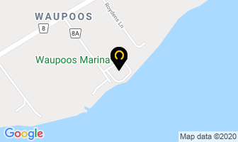 Waupoos Marina in Prince Edward map