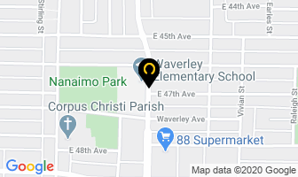 Waverley Elementary Vancouver School Board in Vancouver map