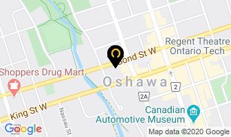 Waves Salon in Oshawa map
