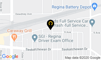 Waxy's Bobcat in Regina map