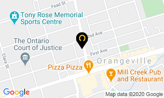 Wayne D Ball - Law Office in Orangeville map