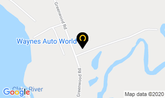 Waynes Auto World in Tweed map