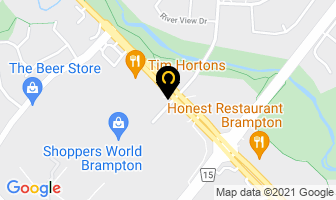 We Cad Custom in Brampton map