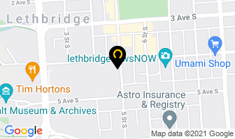 We Care Home Health Services in Lethbridge map