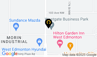 We Clean Pest Control in Edmonton map