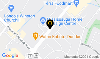 Weavers Rug Gallery in Mississauga map