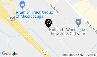Webster & Sons in Mississauga map