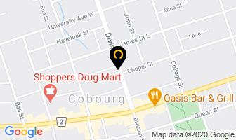 Webster W Dr in Cobourg map
