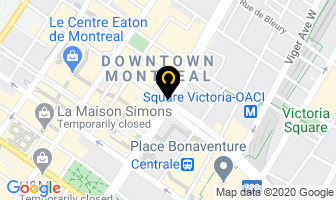 Weddingbells Mariage Qu&eacute;bec in Montreal map