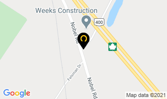 Weeks Construction Inc in Parry Sound map