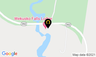 Wekusko Falls Lodge in Snow Lake map