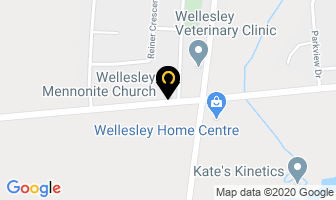 Wellesley Mennonite Church in Wellesley map