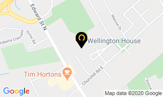 Wellington House in Prescott map